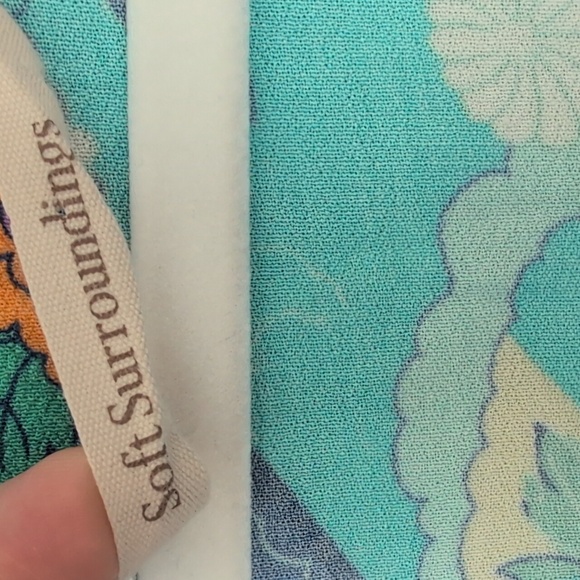 Soft Surroundings Asian Inspired Open Duster Cardigan S/M - Picture 6 of 7